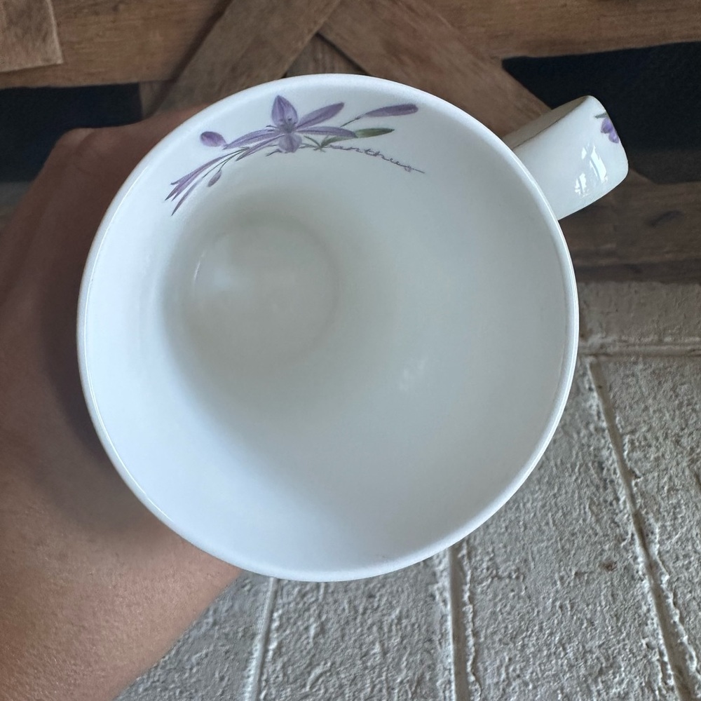 Roy Kirkham Agapanthus Cup Mug Spring flowers Bone China (26) - Picture 7 of 8